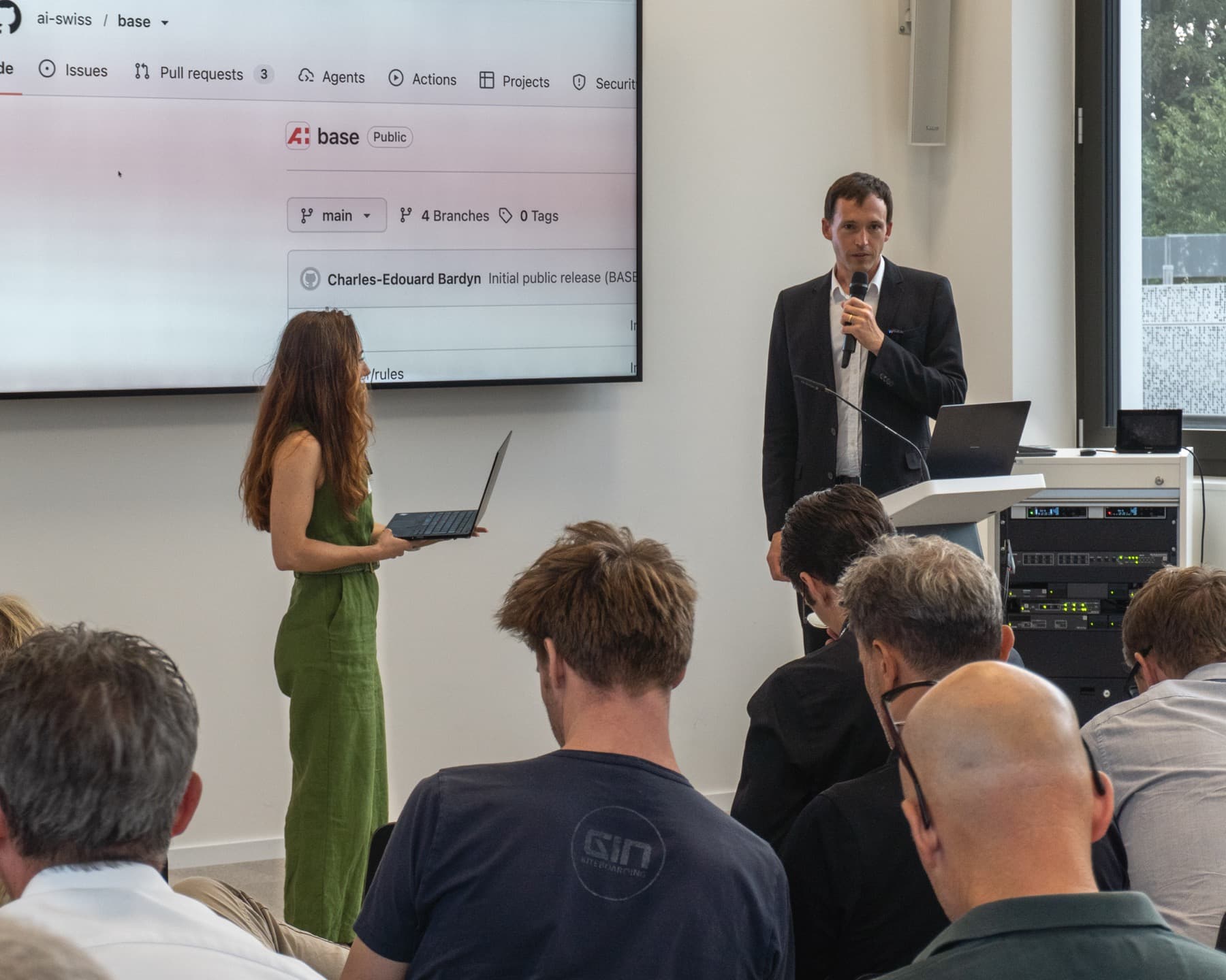 L’équipe BUMPSLAB lors d’un atelier IA en entreprise