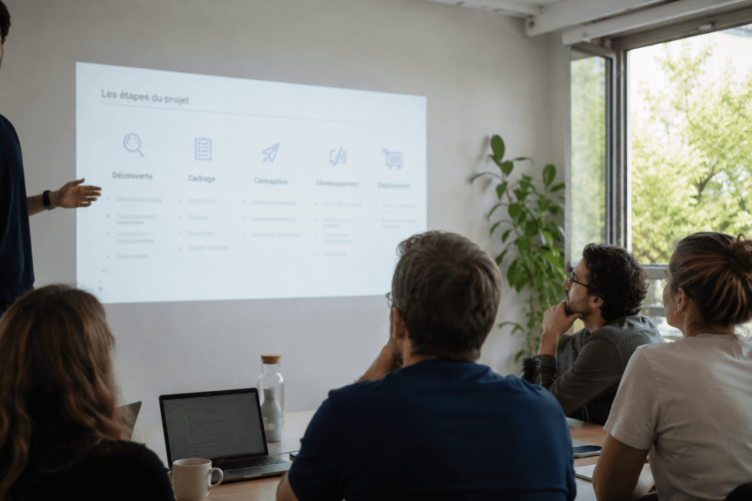 Formation BUMPSLAB en entreprise, une équipe en atelier