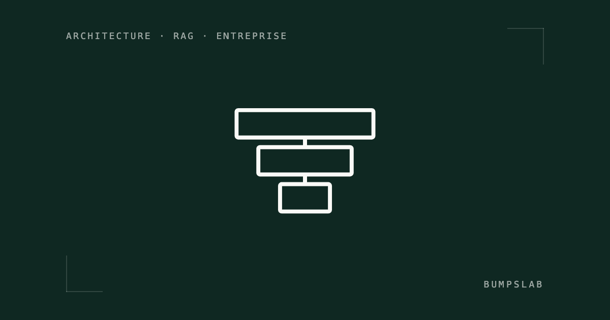 Architecture RAG en entreprise : chunking, recherche hybride, reranking, souveraineté